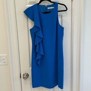 Trina Turk blue cocktail dress